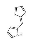 1H-Pyrrole,2-(2,4-cyclopentadien-1-ylidenemethyl)-结构式