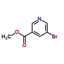 Methyl 5-bromonicotinate structure