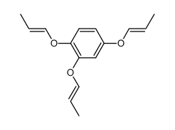 1,2,4-Tris-(prop-1-enyloxy)-benzol Structure