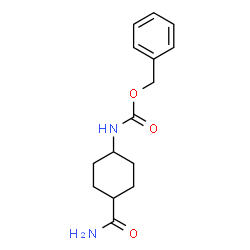 Carbamic acid, [cis-4-(aminocarbonyl)cyclohexyl]-, phenylmethyl ester (9CI) picture