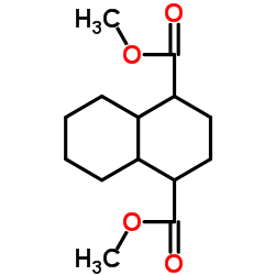 十氢-1,4-萘二羧酸二甲酯结构式