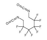 2,2,3,3,4,4,5,5-octafluoro-1,6-diisocyanatohexane Structure