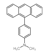 4-anthracen-9-yl-N,N-dimethyl-aniline structure