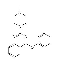 2-(4-methylpiperazin-1-yl)-4-phenoxyquinazoline结构式