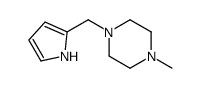 1-methyl-4-(1H-pyrrol-2-ylmethyl)piperazine结构式