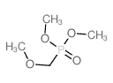 Phosphonic acid, methoxymethyl-, dimethyl ester结构式