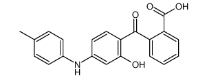 2-[2-hydroxy-4-(4-methylanilino)benzoyl]benzoic acid结构式