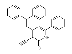 4-(2,2-diphenylethenyl)-2-oxo-6-phenyl-1H-pyridine-3-carbonitrile picture