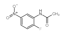 N-(2-氟-5-硝基苯基)乙酰胺结构式