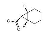 Bicyclo[4.1.0]heptane-7-carbonyl chloride, (1alpha,6alpha,7alpha)- (9CI) structure