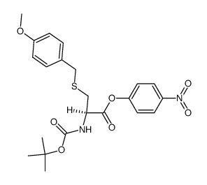 Boc-Cys(MBzl)-ONp Structure