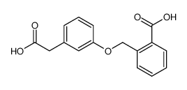 3-(2-carboxybenzyloxy)phenylacetic acid Structure