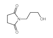 1-(3-hydroxypropyl)pyrrolidine-2,5-dione Structure