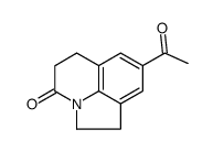 8-acetyl-1,2,5,6-tetrahydro-pyrrolo[3,2,1-ij]quinolin-4-one Structure