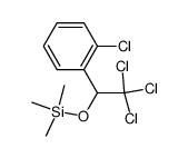 1,1,1-Trichlor-2-o-chlorphenyl-2-trimethylsiloxyethan结构式