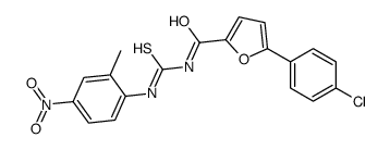 5-(4-chlorophenyl)-N-[(2-methyl-4-nitrophenyl)carbamothioyl]furan-2-carboxamide Structure