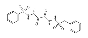 N1'-Phenylsulfonyl-N2'-benzylsulfonyloxalhydrazid结构式