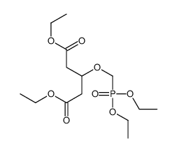 diethyl 3-(diethoxyphosphorylmethoxy)pentanedioate结构式