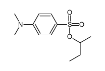 butan-2-yl 4-(dimethylamino)benzenesulfonate Structure