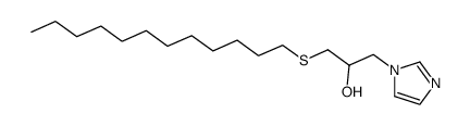 1-[3'-n-dodecylthio-2'-hydroxypropyl] imidazole Structure