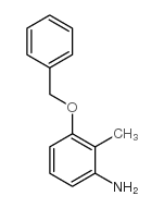 3-(benzyloxy)-o-toluidine structure