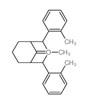 7-methyl-6,8-bis(2-methylphenyl)-7-azabicyclo[3.3.1]nonan-9-one结构式