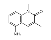 2(1H)-Quinolinone,5-amino-1,3-dimethyl-(9CI) Structure