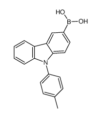 9-p-tolyl-9H-carbazol-3-ylboronic acid Structure