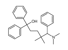 5-(Dimethylamino)-4,4-dimethyl-1,1,5-triphenyl-1-pentanol结构式