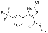 2-chloro-4-[3-(trifluoromethyl)phenyl]-5-thiazolecarboxylic acid ethyl ester picture