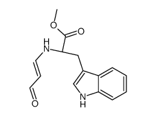 methyl (2S)-3-(1H-indol-3-yl)-2-[[(E)-3-oxoprop-1-enyl]amino]propanoate Structure