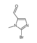 2-bromo-1-Methyl-1H-imidazole-5-carbaldehyde structure