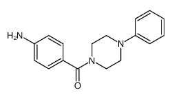 (4-aminophenyl)-(4-phenylpiperazin-1-yl)methanone结构式