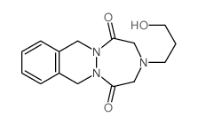 3-(3-Hydroxypropyl)-3,4,7,12-tetrahydro-1H-(1,2,5)triazepino(1,2-b)phthalazine-1,5(2H)-dione structure