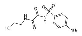 N1-((4-aminophenyl)sulfonyl)-N2-(2-hydroxyethyl)oxalamide Structure