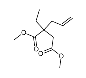 Dimethyl 2-allyl-2-ethylbutanedioate Structure