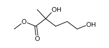 methyl 2,5-dihydroxy-2-methylpentanoate结构式