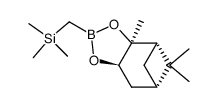 (+)-pinanediol (trimethylsilyl)methaneboronate结构式