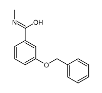 N-methyl-3-phenylmethoxybenzamide Structure