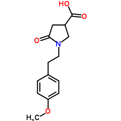 1-[2-(4-METHOXY-PHENYL)-ETHYL]-5-OXO-PYRROLIDINE-3-CARBOXYLIC ACID picture