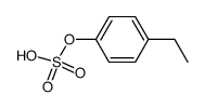 4-Ethylphenyl hydrogen sulfate Structure