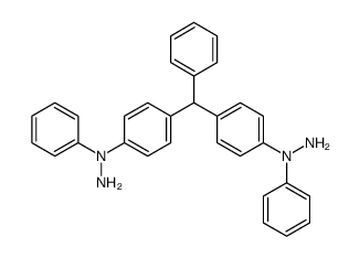 phenyl-bis-[4-(N-phenyl-hydrazino)-phenyl]-methane结构式