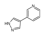 3-(1H-pyrazol-4-yl)pyridine Structure