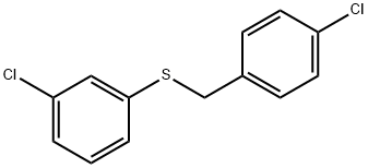 (4-chlorobenzyl)(3-chlorophenyl)sulfane Structure