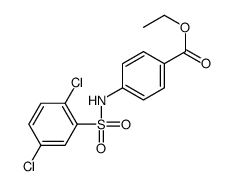 ethyl 4-[(2,5-dichlorophenyl)sulfonylamino]benzoate结构式