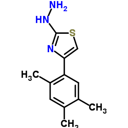 [4-(2,4,5-TRIMETHYL-PHENYL)-THIAZOL-2-YL]-HYDRAZINE Structure