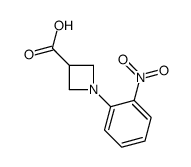 1-(2-Nitrophenyl)azetidine-3-carboxylic acid structure