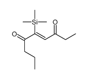 5-trimethylsilylnon-4-ene-3,6-dione结构式