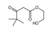 2-hydroxyethyl 4,4-dimethyl-3-oxopentanoate结构式