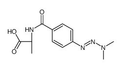 (2S)-2-[[4-(dimethylaminodiazenyl)benzoyl]amino]propanoic acid结构式